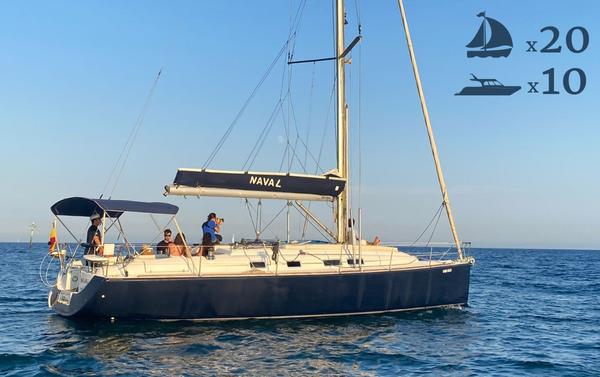 Pack de 20 salidas en velero o 10 salidas en motor