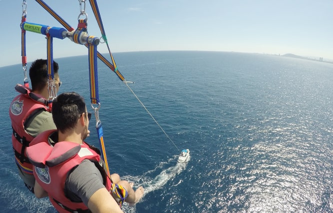 Parasailing Barcelona All Day VIP Experience