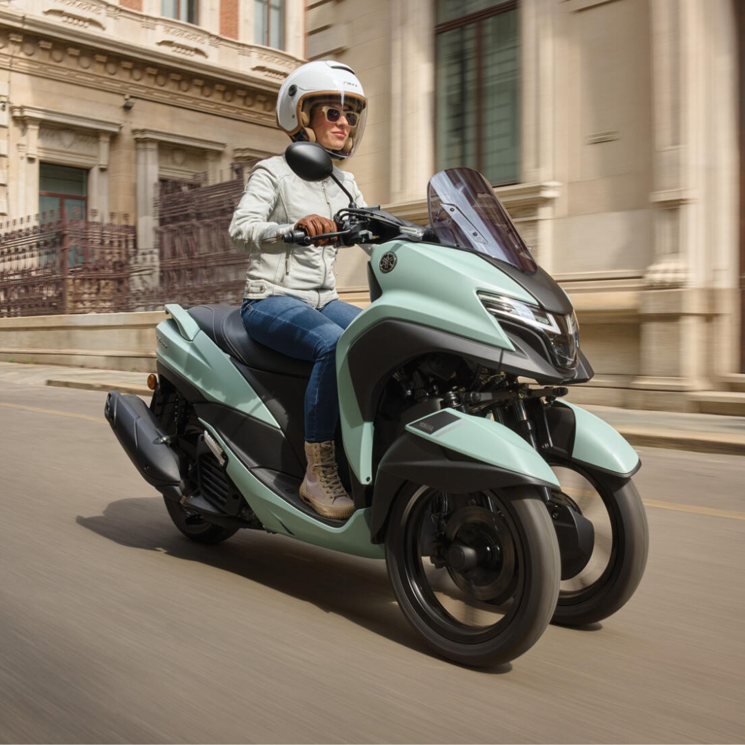 Yamaha Tricity 125cc, seguridad y estabilidad extra